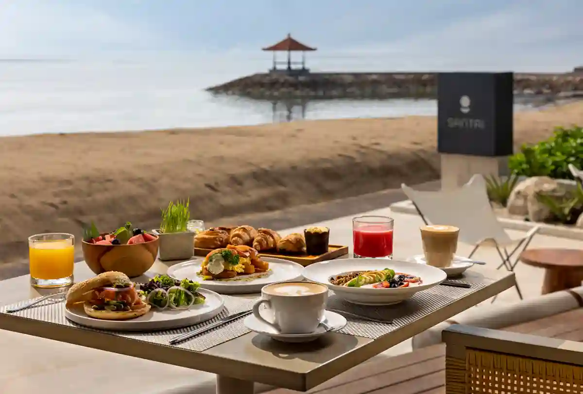 taste the experience at santai beach house sadara resort bali food and coffee menus by santai beach on nusa dua resort